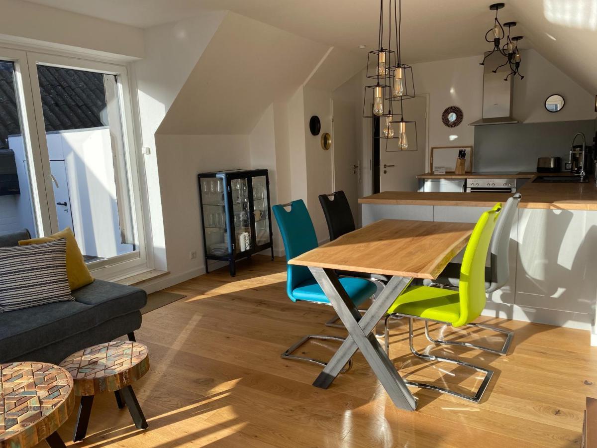 BEACH HOUSE II - Penthousewohnung in Bestlage mit sonniger Dachterrasse und top Meerblick Harrislee Exterior foto