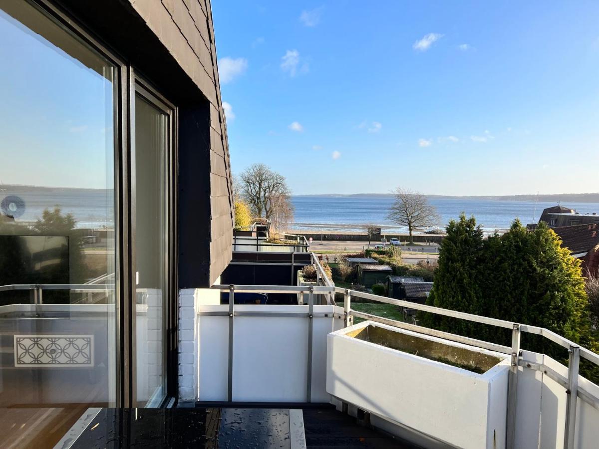 BEACH HOUSE II - Penthousewohnung in Bestlage mit sonniger Dachterrasse und top Meerblick Harrislee Exterior foto